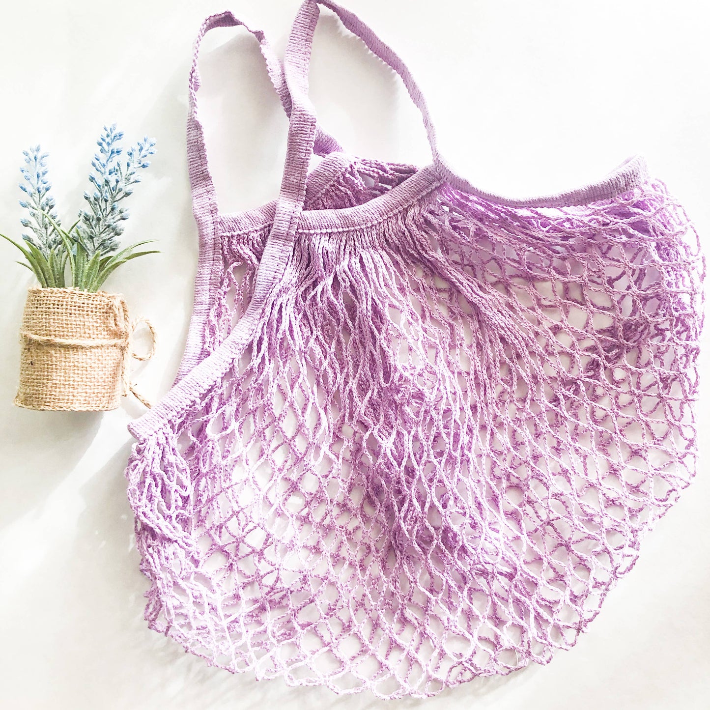 Eco-Friendly Cotton Mesh Tote – Reusable & Organic