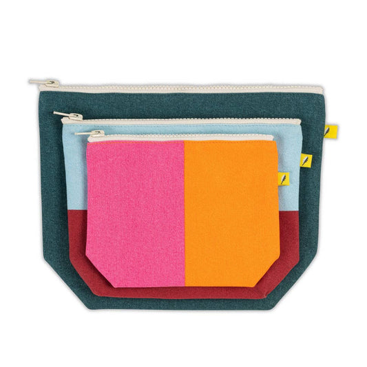 Zip Set of 3 - Two Tone