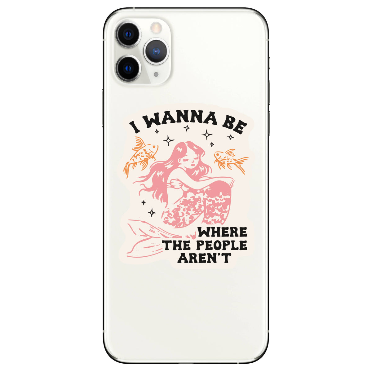 Where the People Aren't High Quality Vinyl Sticker