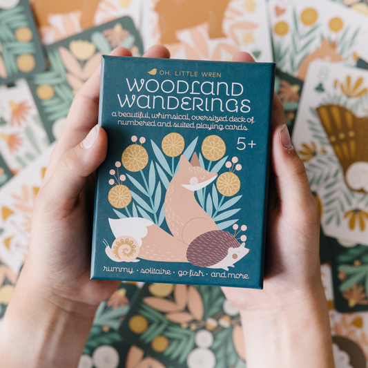 Woodland Animals Playing Cards Deck | Kids Stocking Stuffer