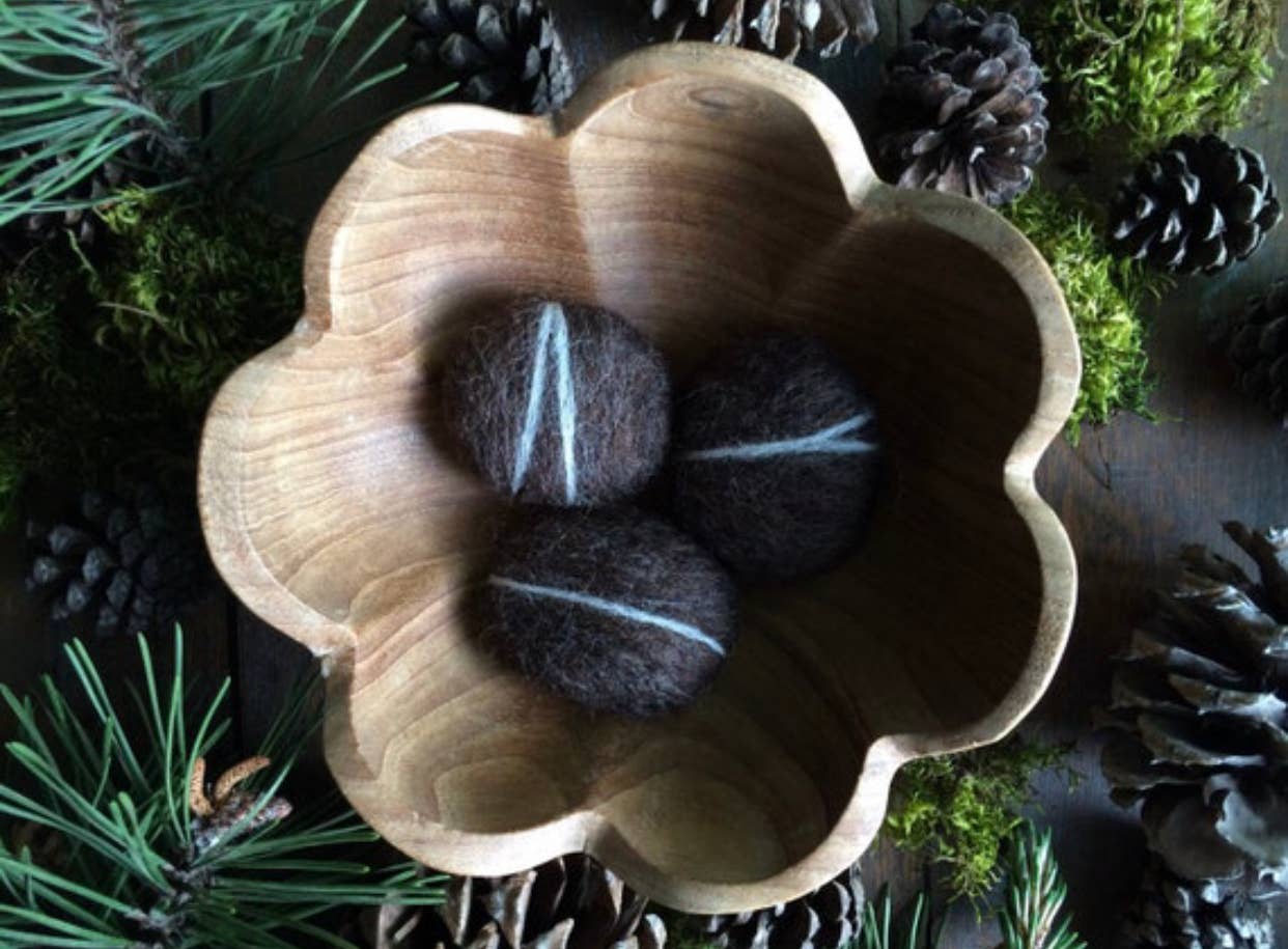 Felted Wool Pebble