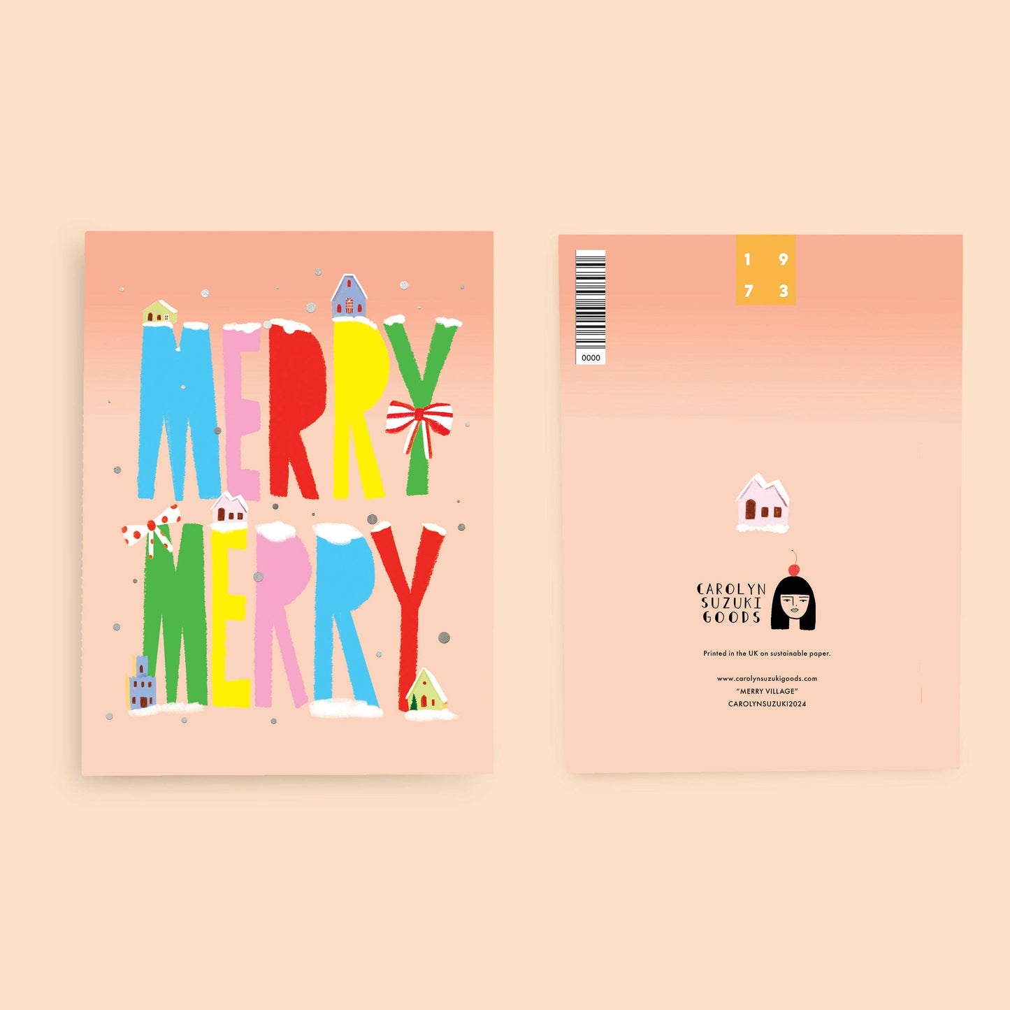 MERRY VILLAGE - Holiday Card
