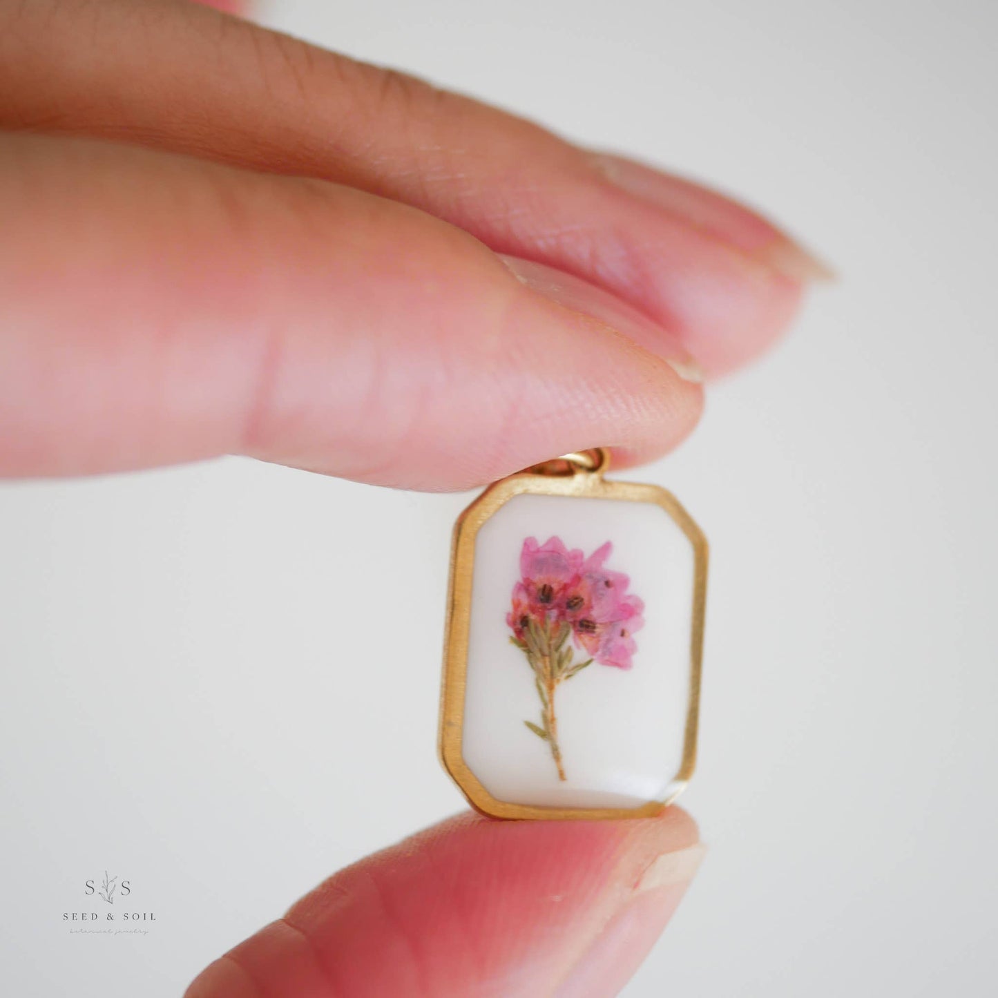Valentine Ornate Frame Necklace
