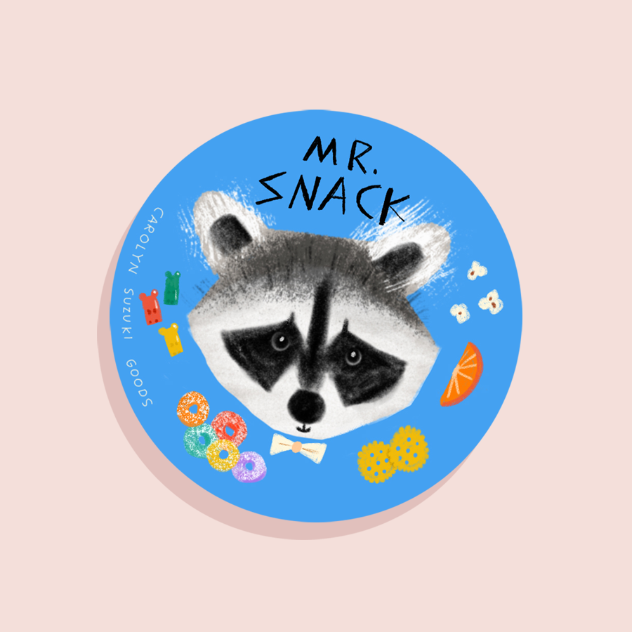Mr Snack - Die Cut Sticker