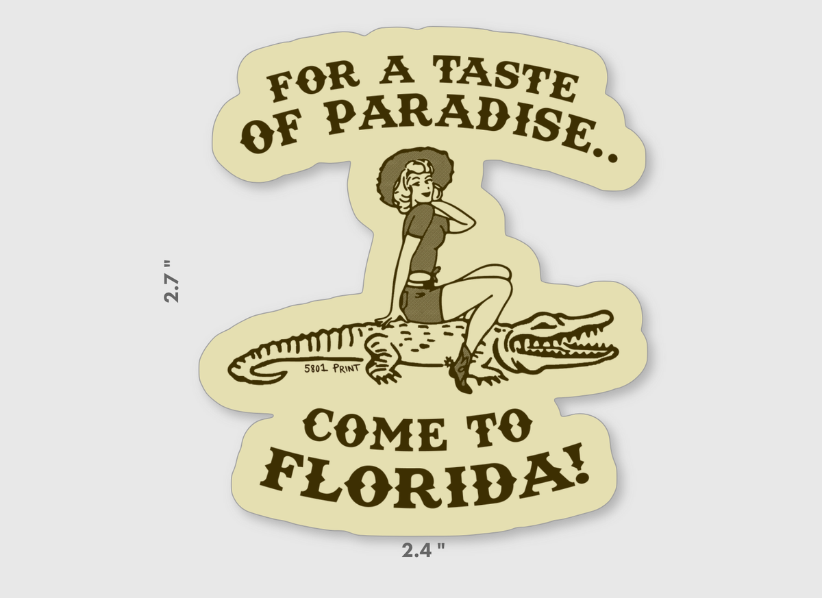 Gator Girl Sticker