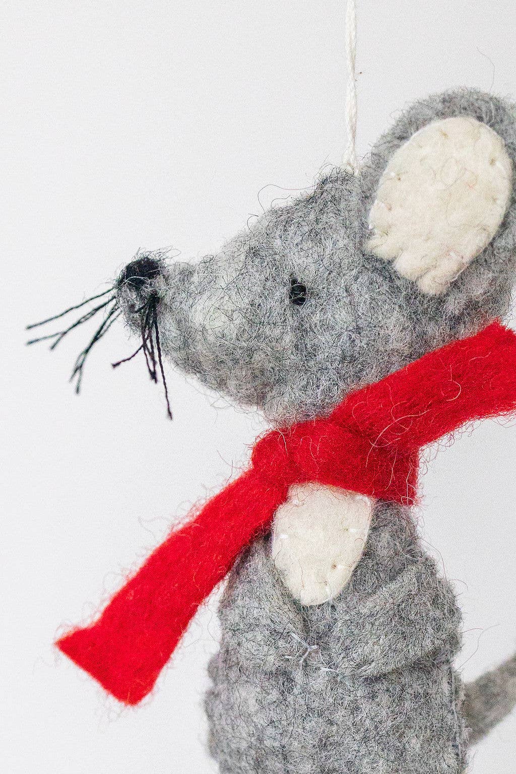 Christmas Mouse Felt Ornament