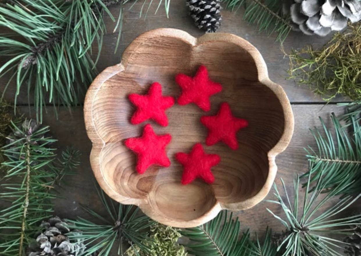 Felted Wool Star