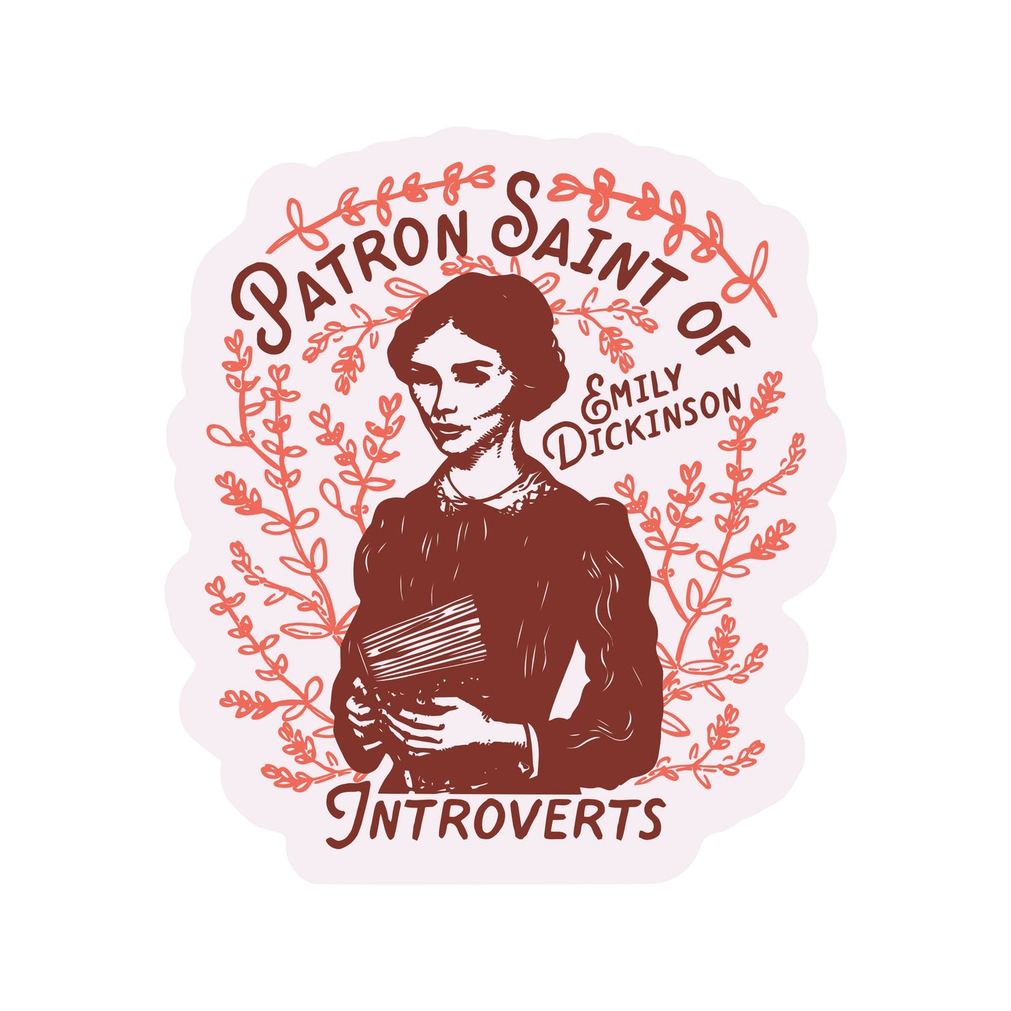 Literature Book Emily Dickinson High Quality Vinyl Sticker