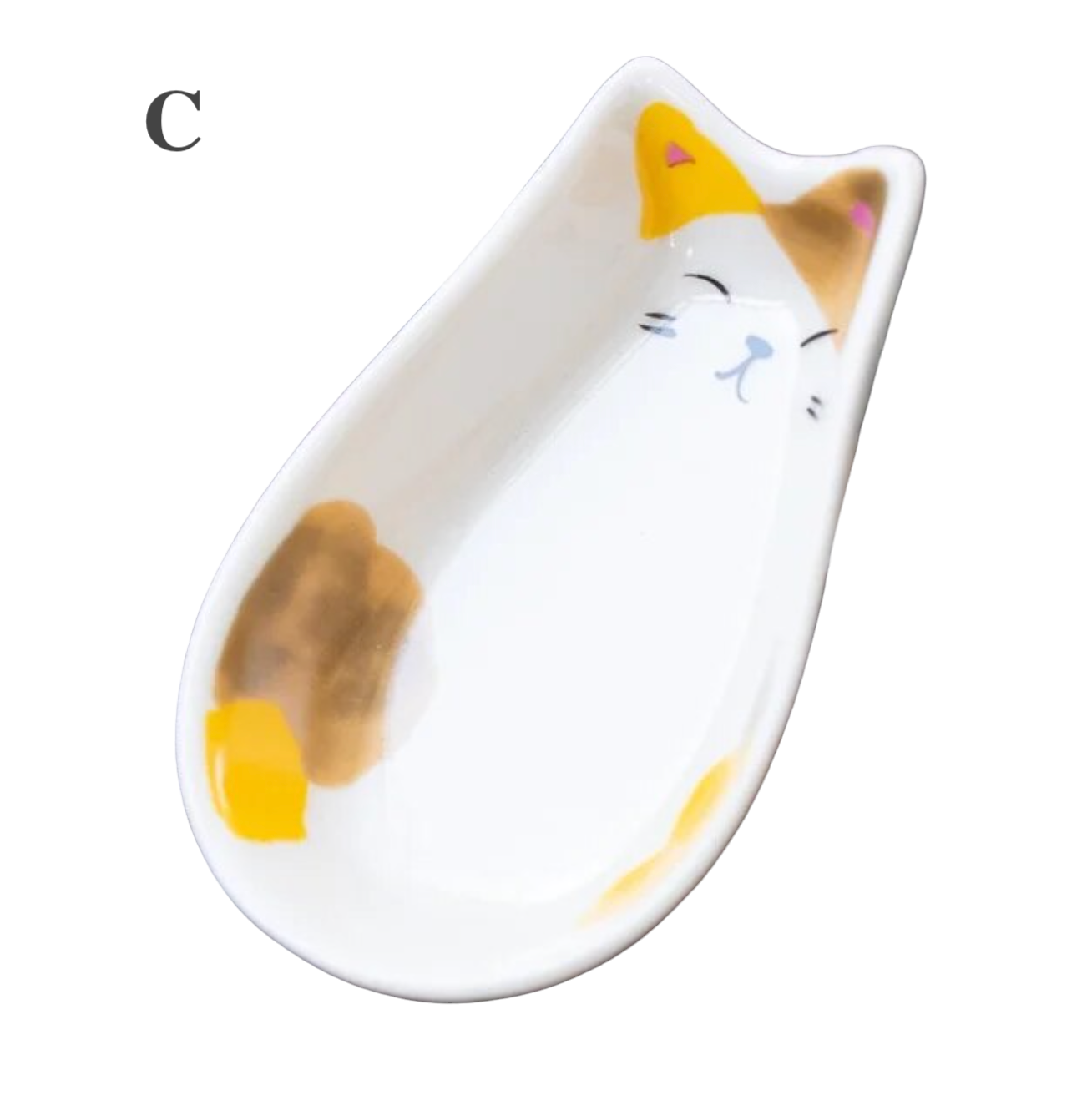Japanese Style Cat Ceramic Tiny Plate | Seasoning Dish