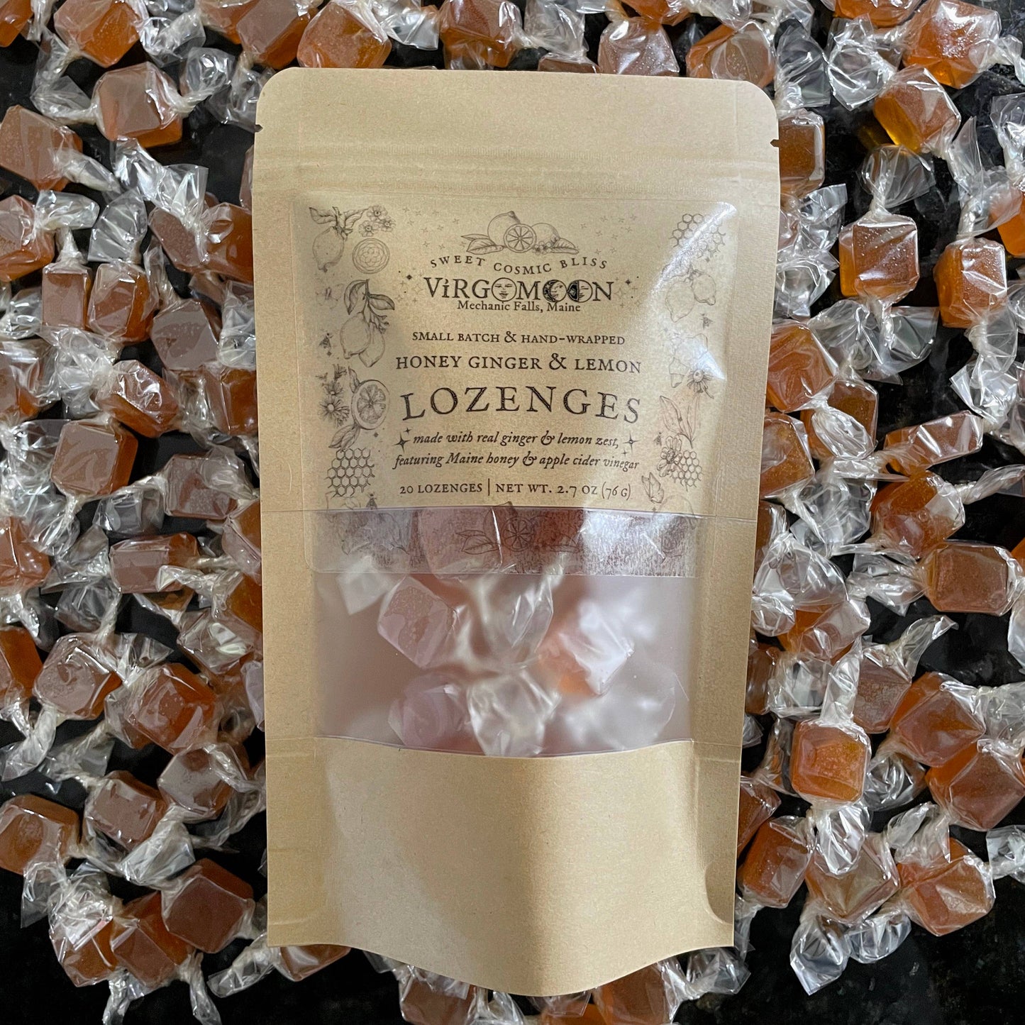 Honey Ginger & Lemon Lozenges