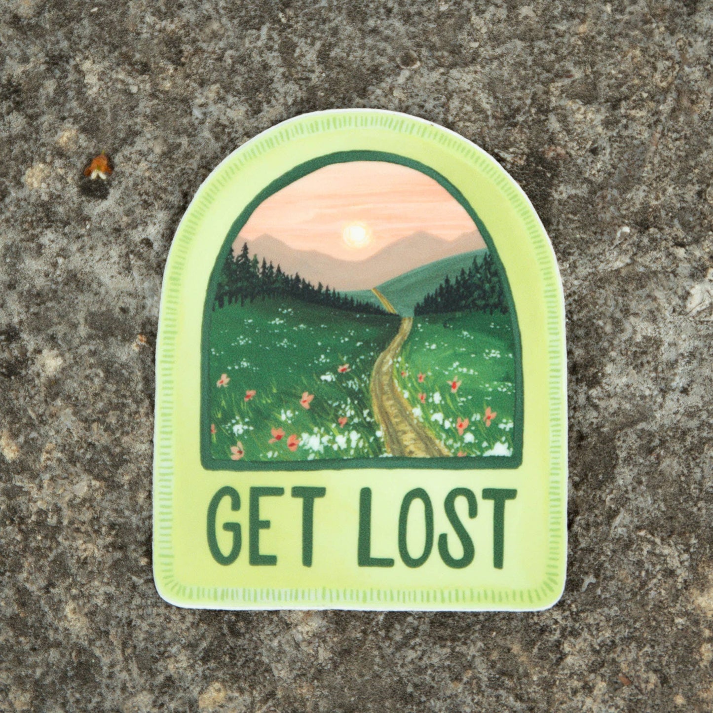 Get Lost Decal Sticker