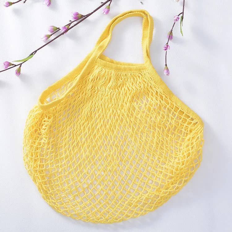 Eco-Friendly Cotton Mesh Tote – Reusable & Organic