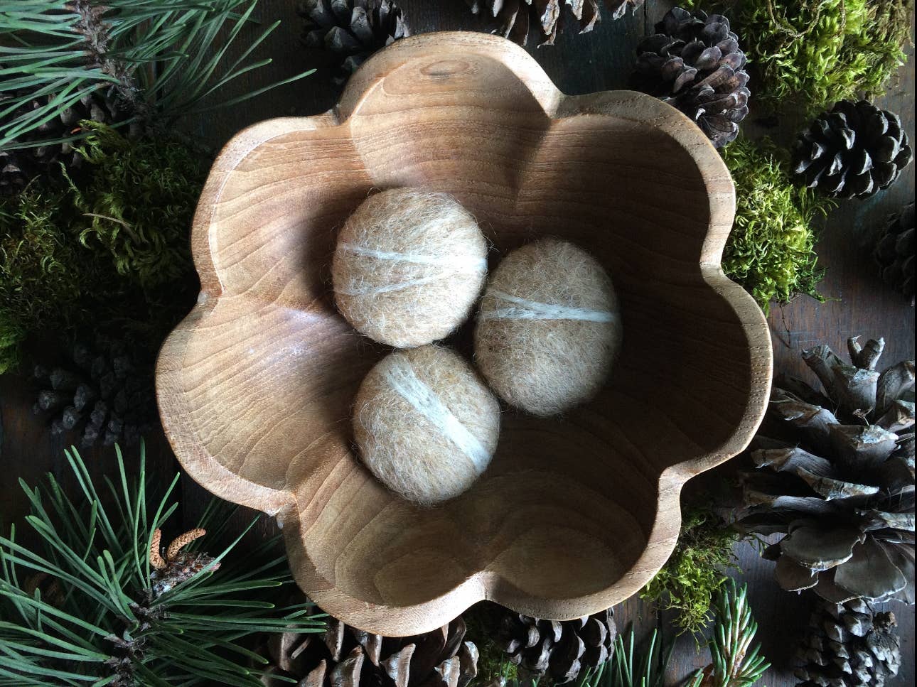 Felted Wool Pebble