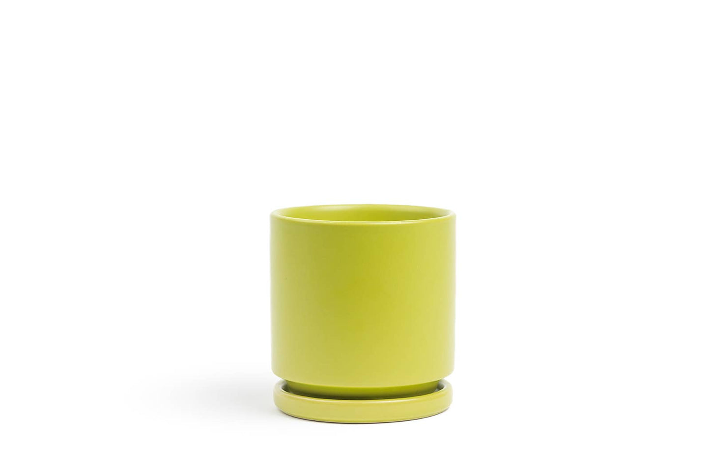 10.5" Gemstone Cylinder Pots with Water Saucers