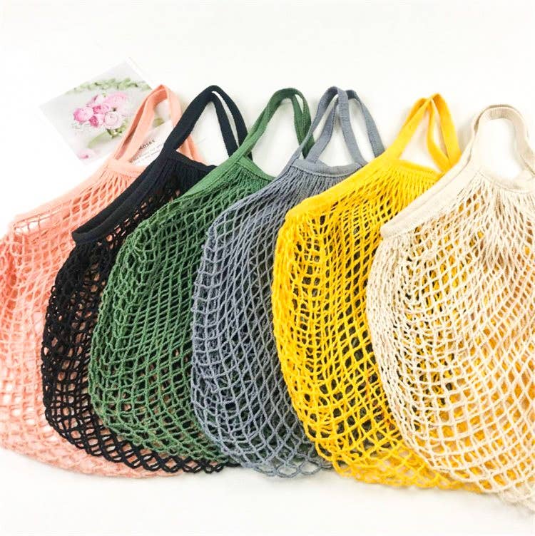 Eco-Friendly Cotton Mesh Tote – Reusable & Organic