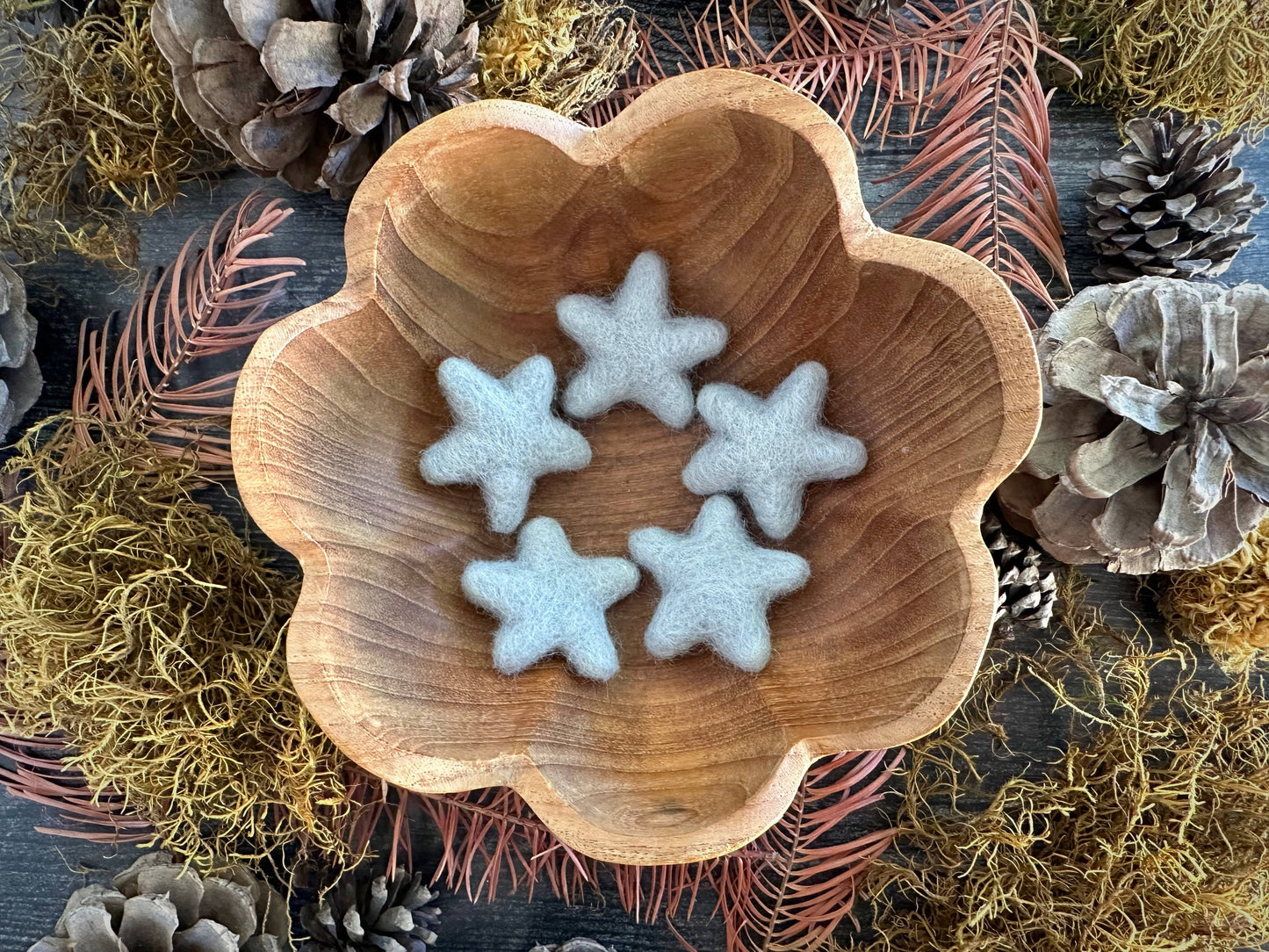 Felted Wool Star