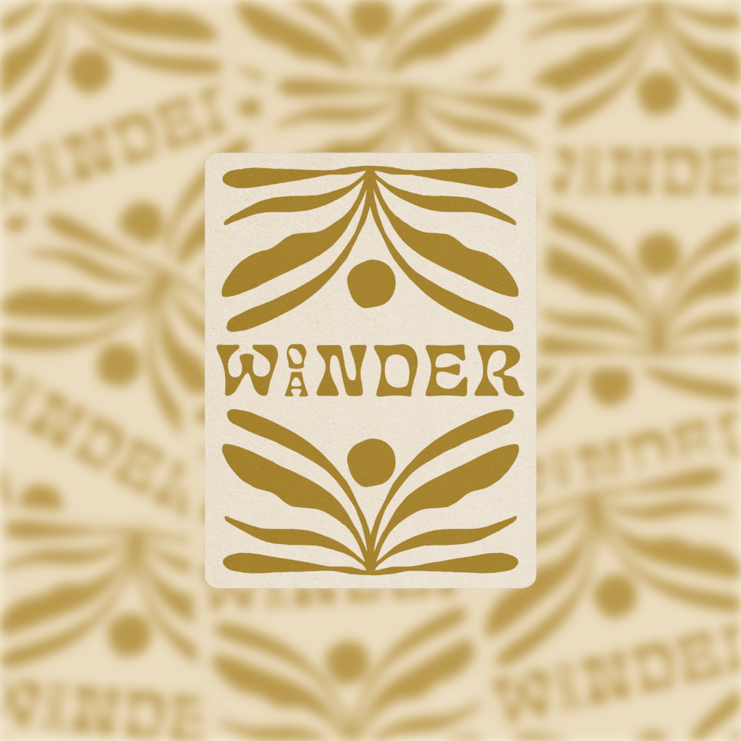 Wonder/Wander - Vinyl Sticker