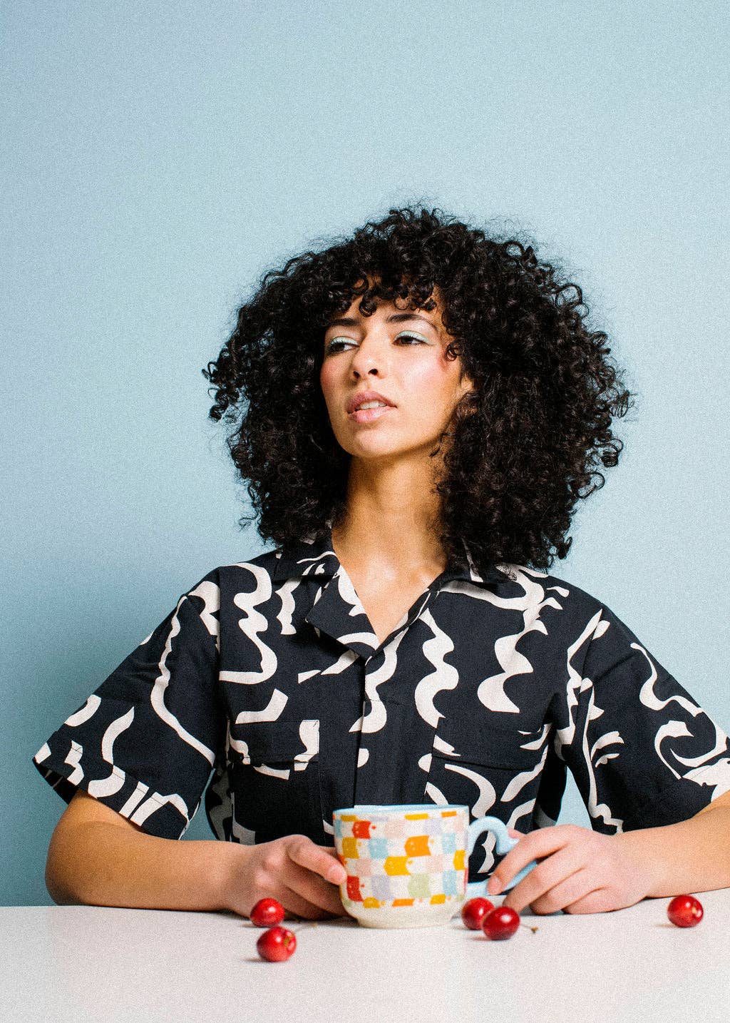 Check Face Mug