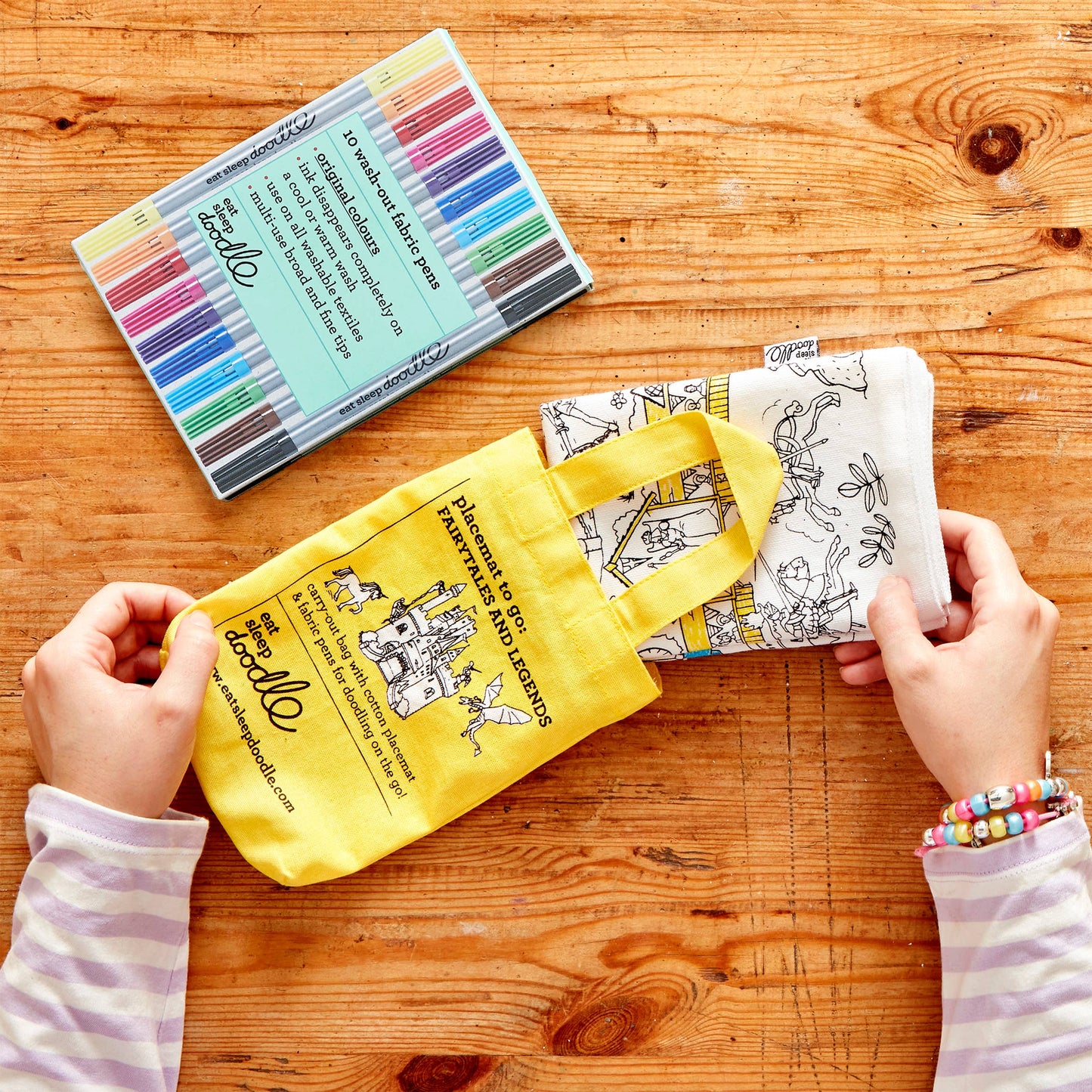 Craft Kit DIY - Coloring Mat - Fairytales and Legends