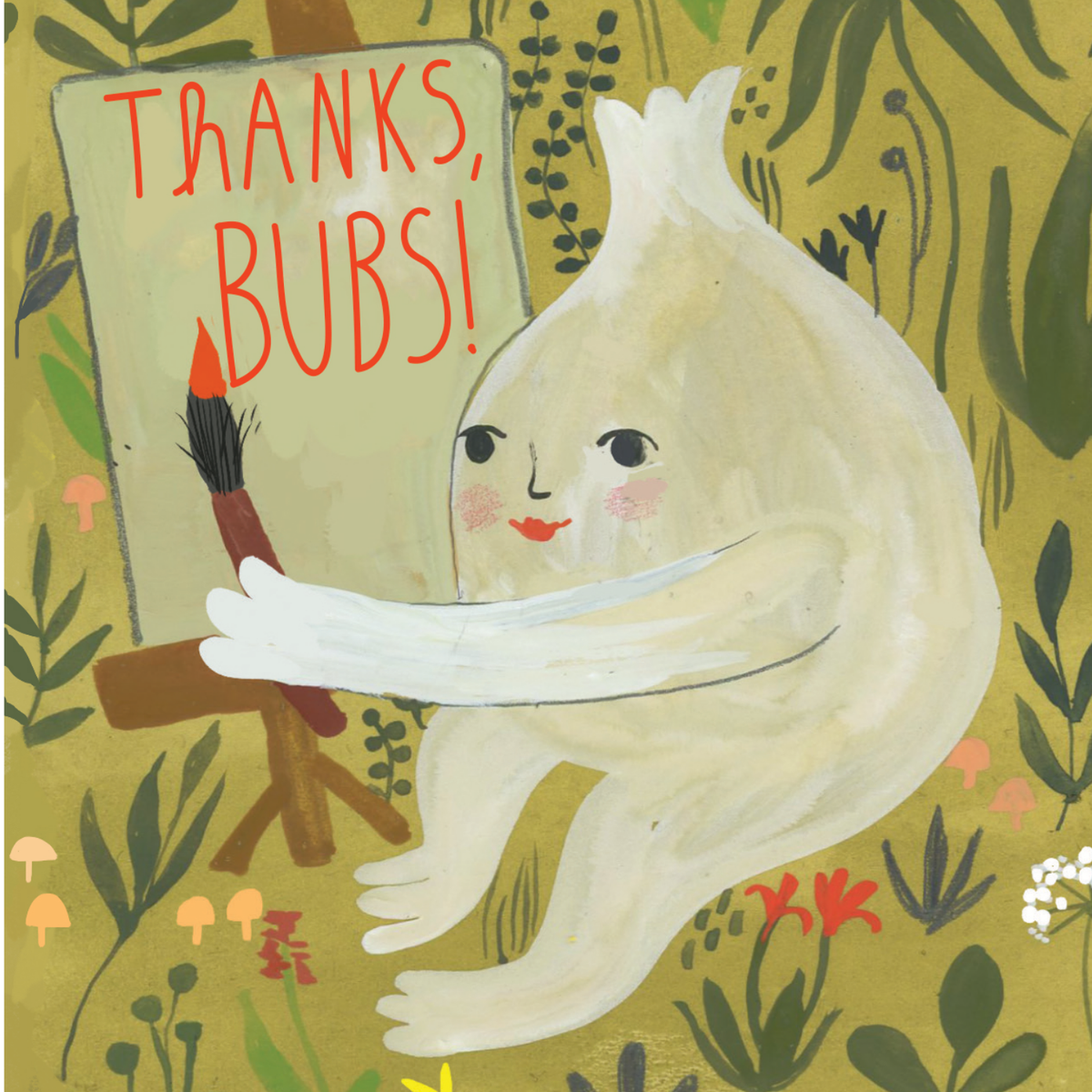 Thanks Bubs Greeting Card