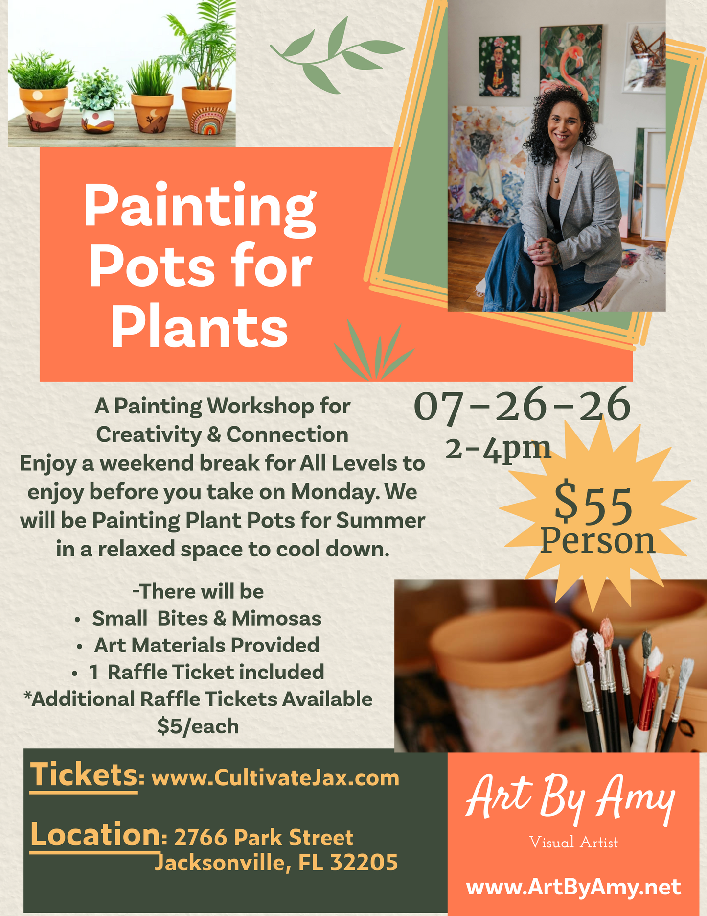 Painting Pots for Plants Workshop