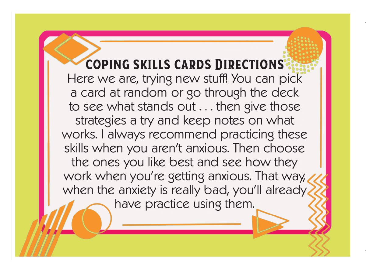 Anxiety Coping Skills Deck