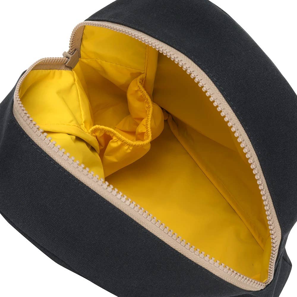 Zipper Lunch Bag - Black Solid