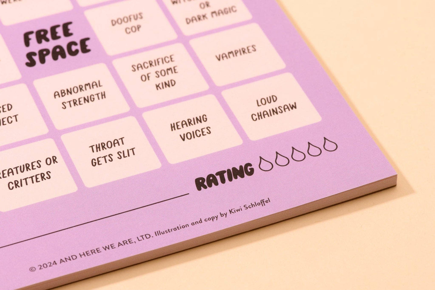 Scary Movie Cheesy Movie Night Bingo - Halloween , Pop Culture, Father's Day gift, Fall game, Spooky, Fun, pop culture