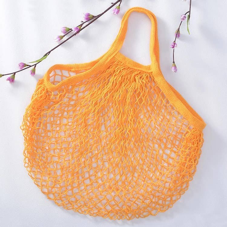 Eco-Friendly Cotton Mesh Tote – Reusable & Organic