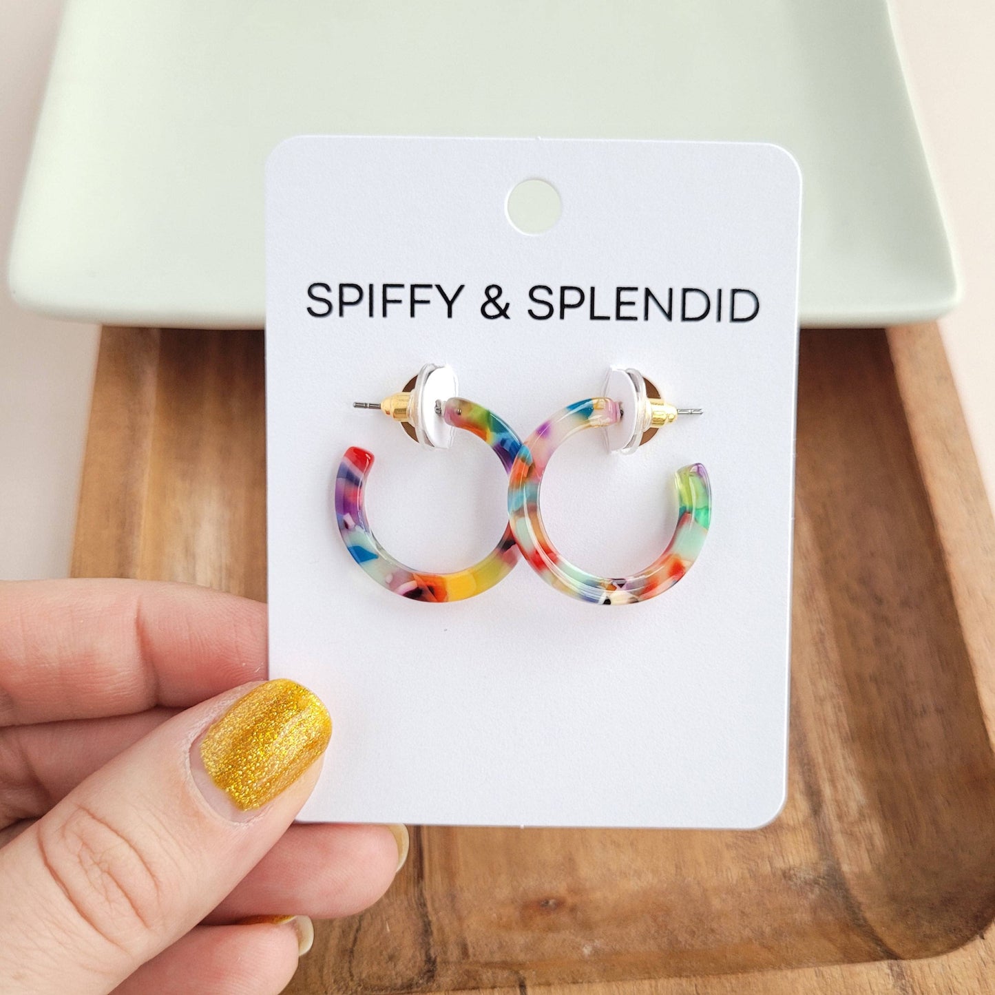 Cam Mini Hoop Earrings