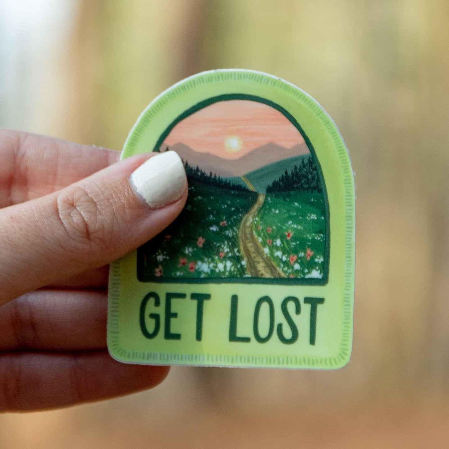 Get Lost Decal Sticker