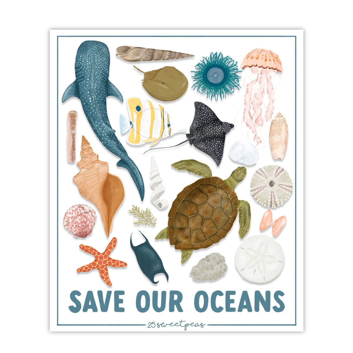 Save Our Oceans Sticker
