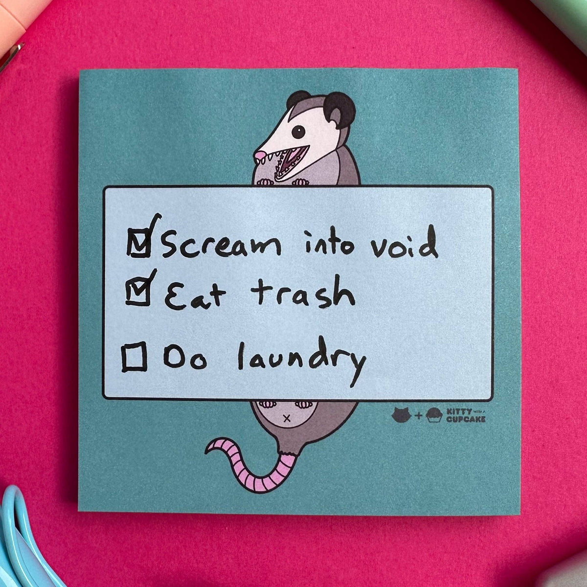 Opossum Sticky Notes
