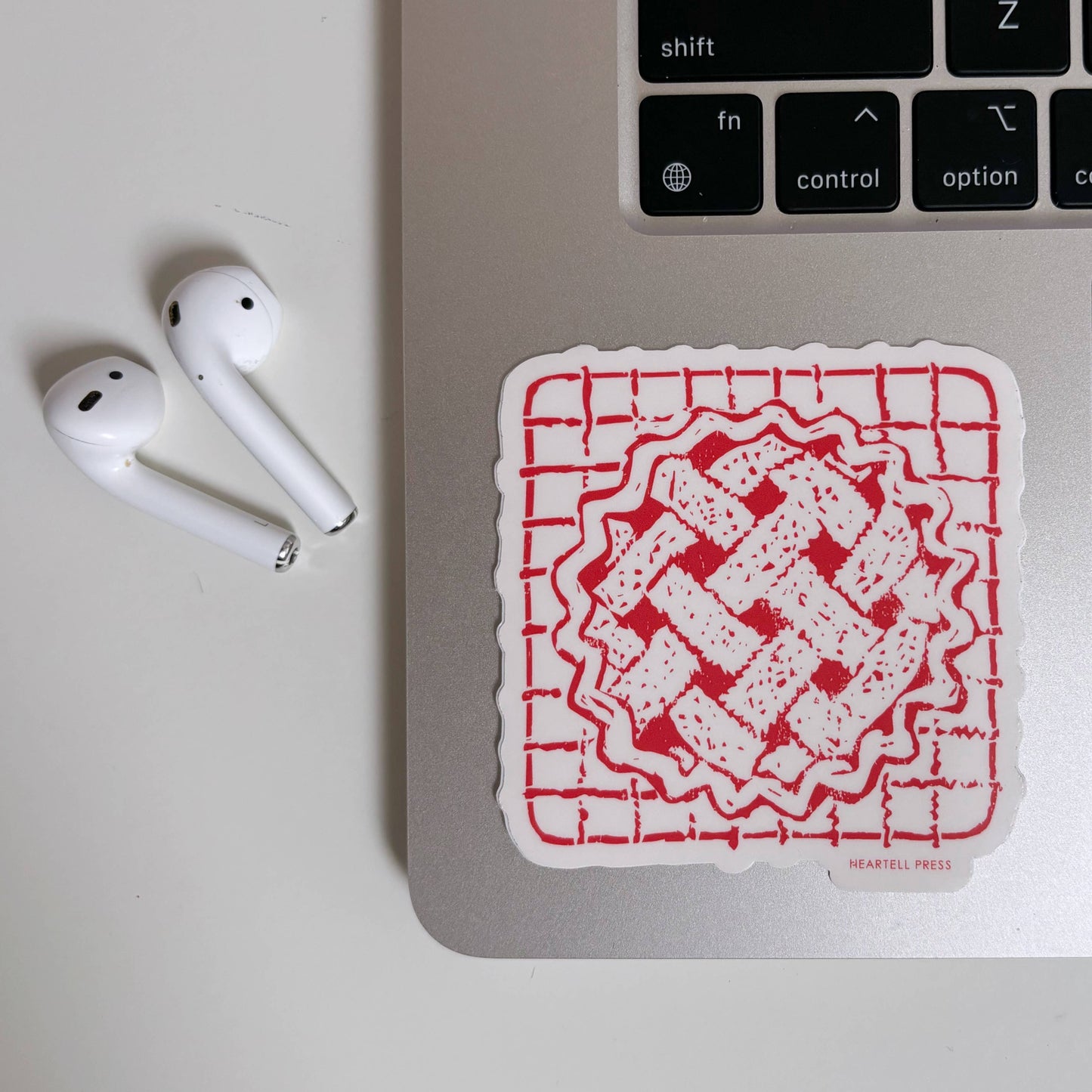 Eco Friendly Pie Die Cut Sticker