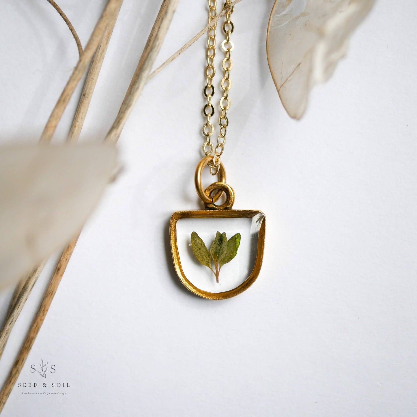 Small Half-Circle Pendant
