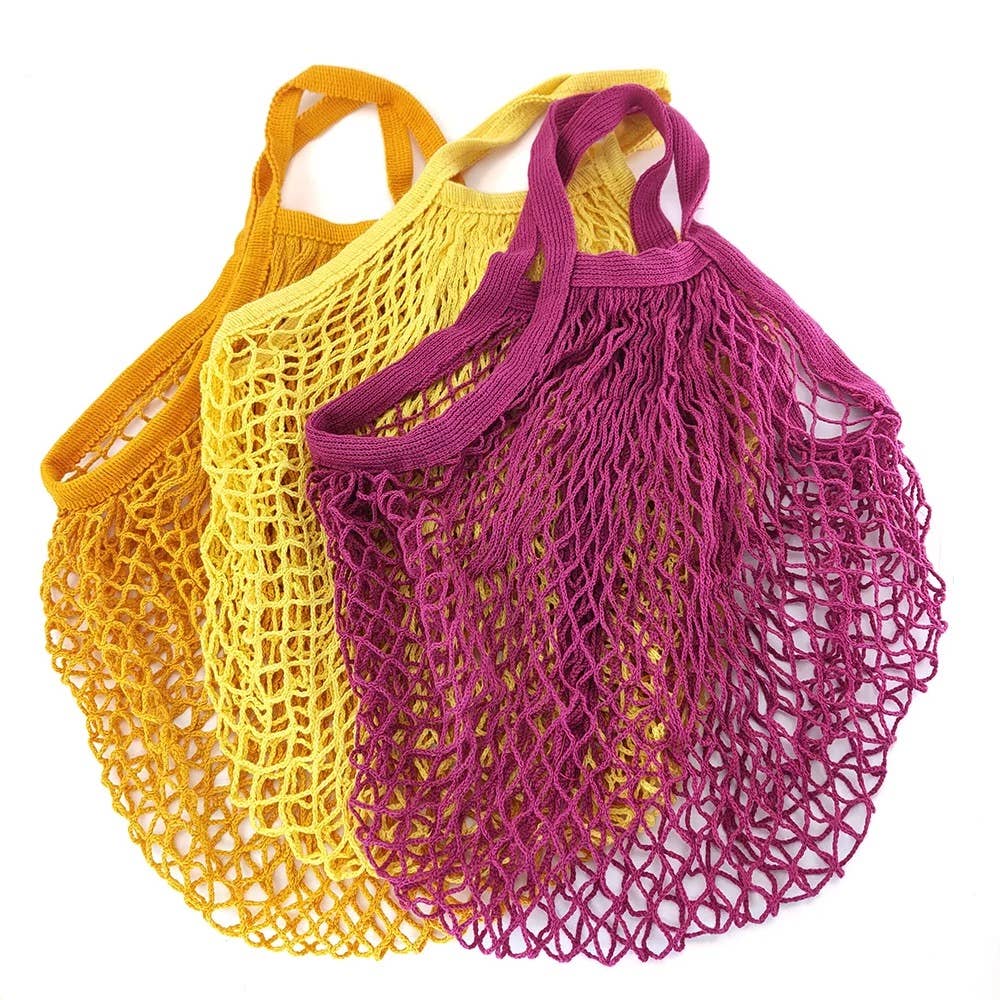 Eco-Friendly Cotton Mesh Tote – Reusable & Organic