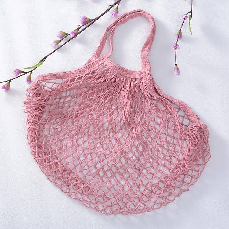 Eco-Friendly Cotton Mesh Tote – Reusable & Organic