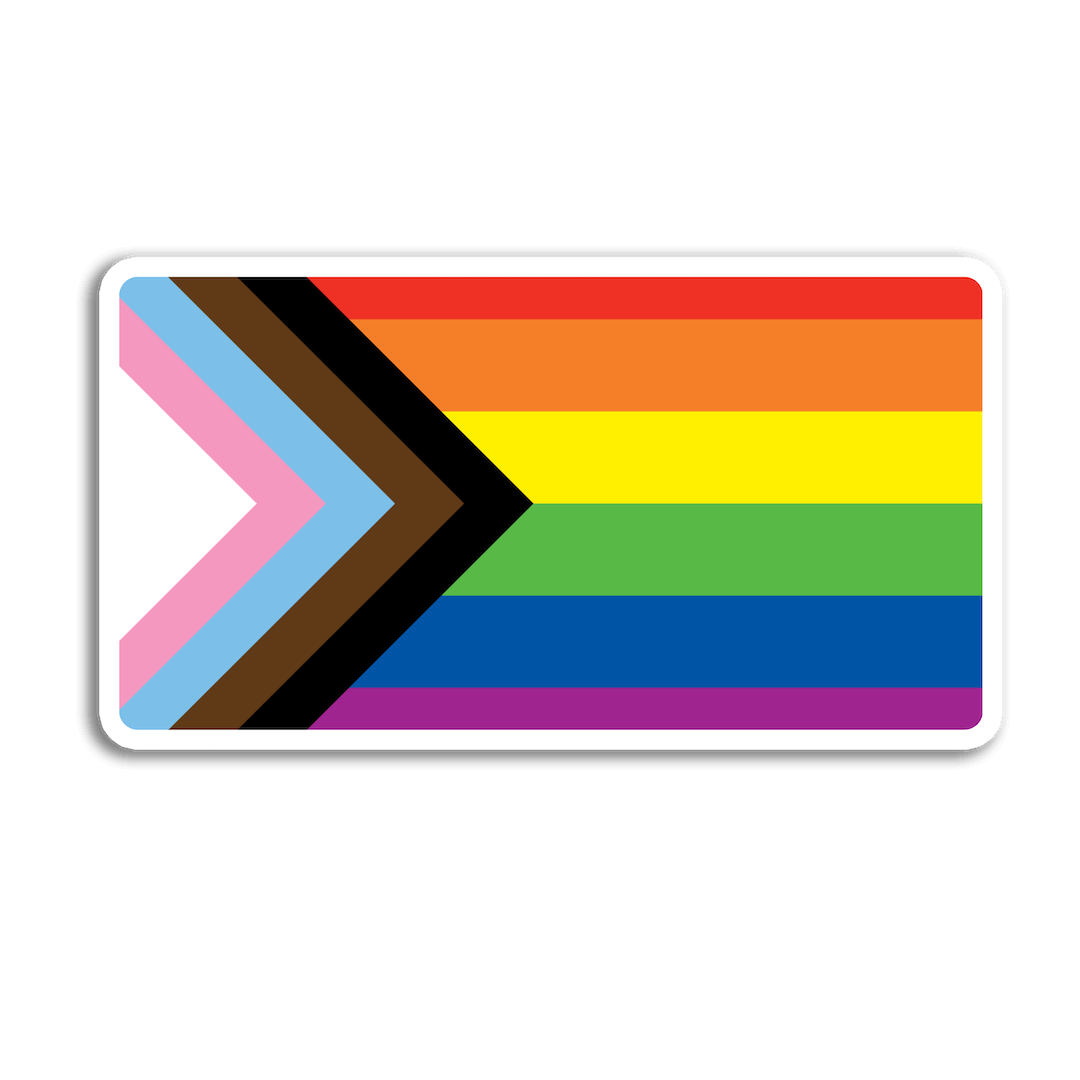 Progress Pride Flag Sticker