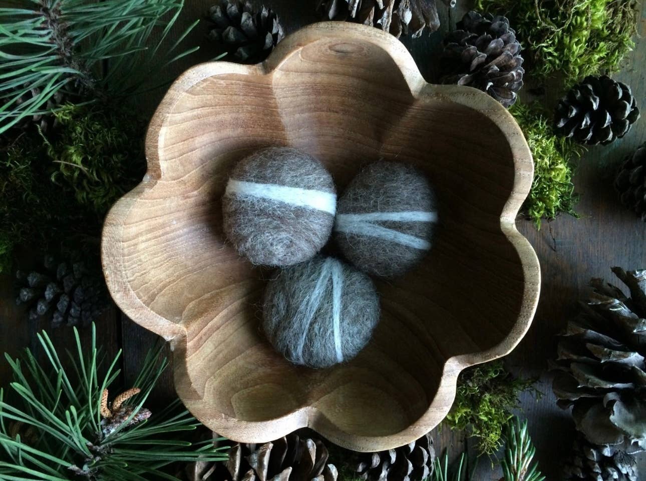 Felted Wool Pebble