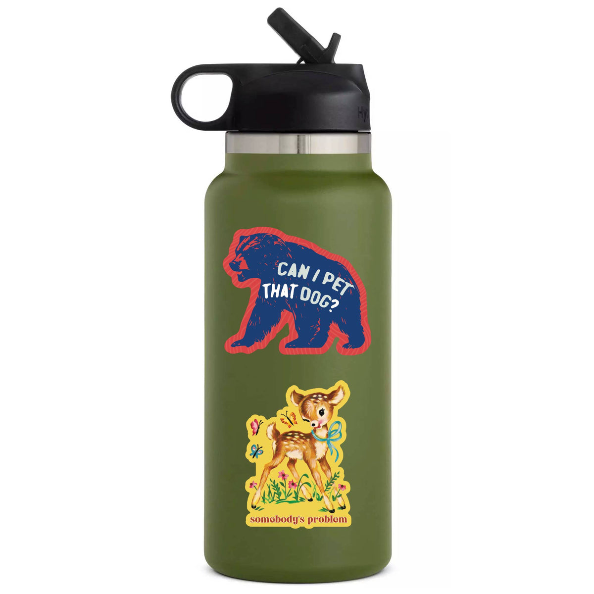 Pet That Dog Animal Funny High Quality Vinyl Sticker