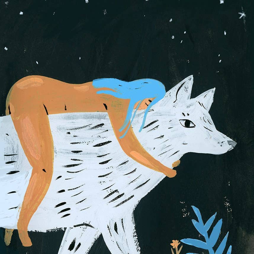 Art Print - Dire Wolf Wildlife by Sarah Walsh