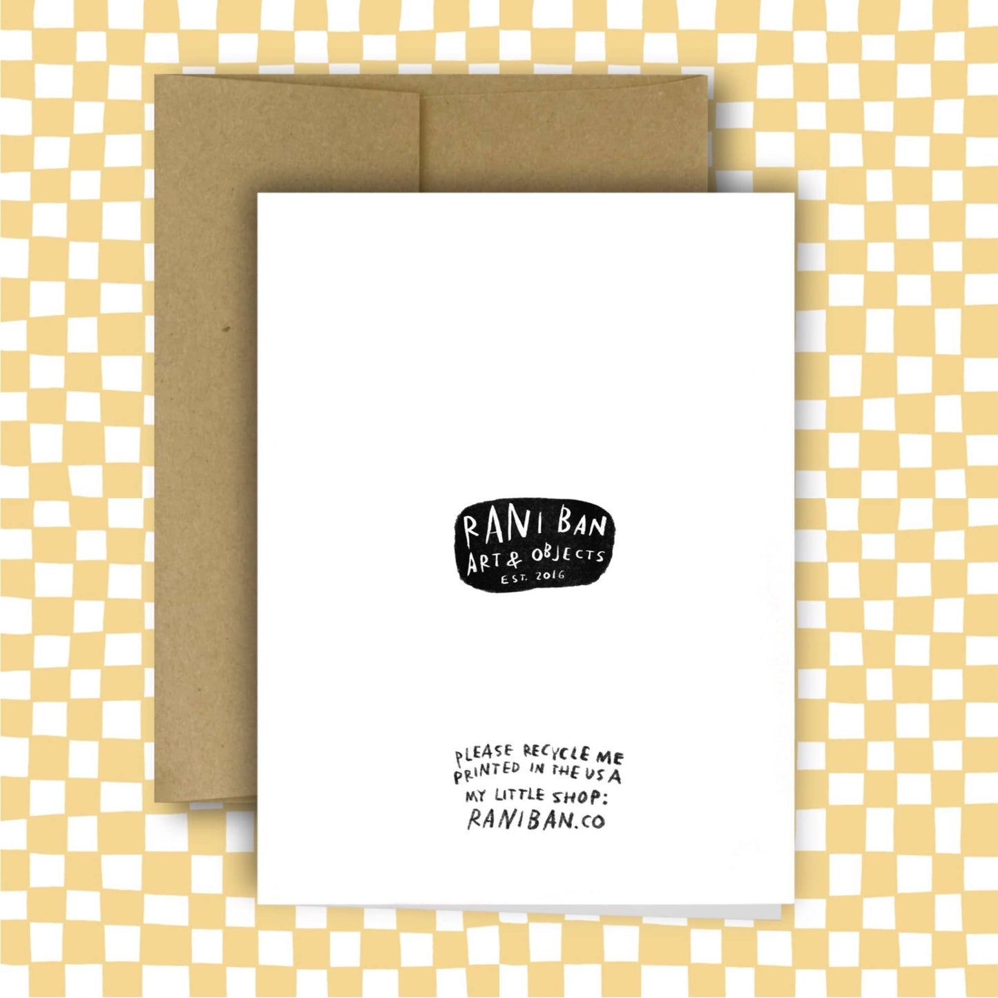 THANK YOU FOR THINKING OF ME Greeting Card