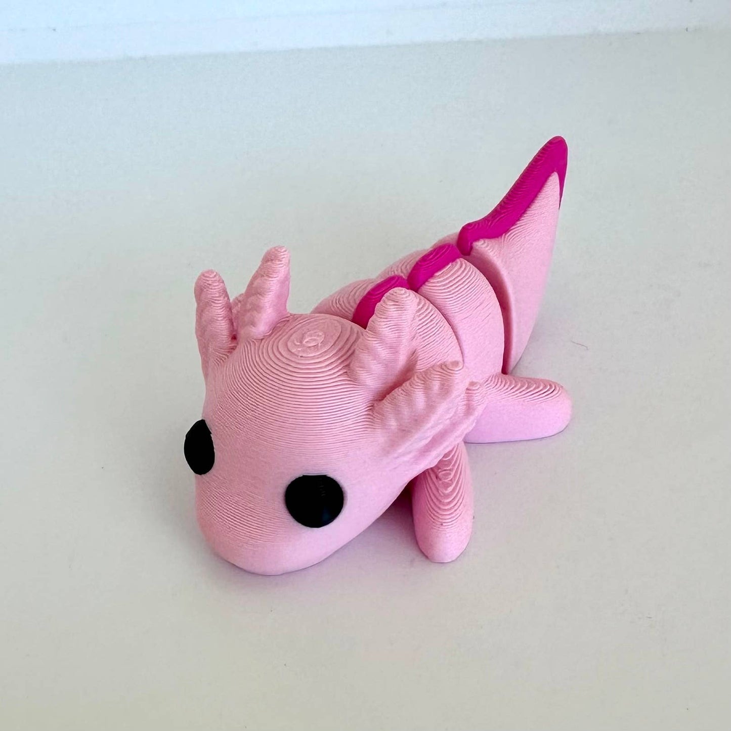 3D Printed Articulating Baby Axolotls
