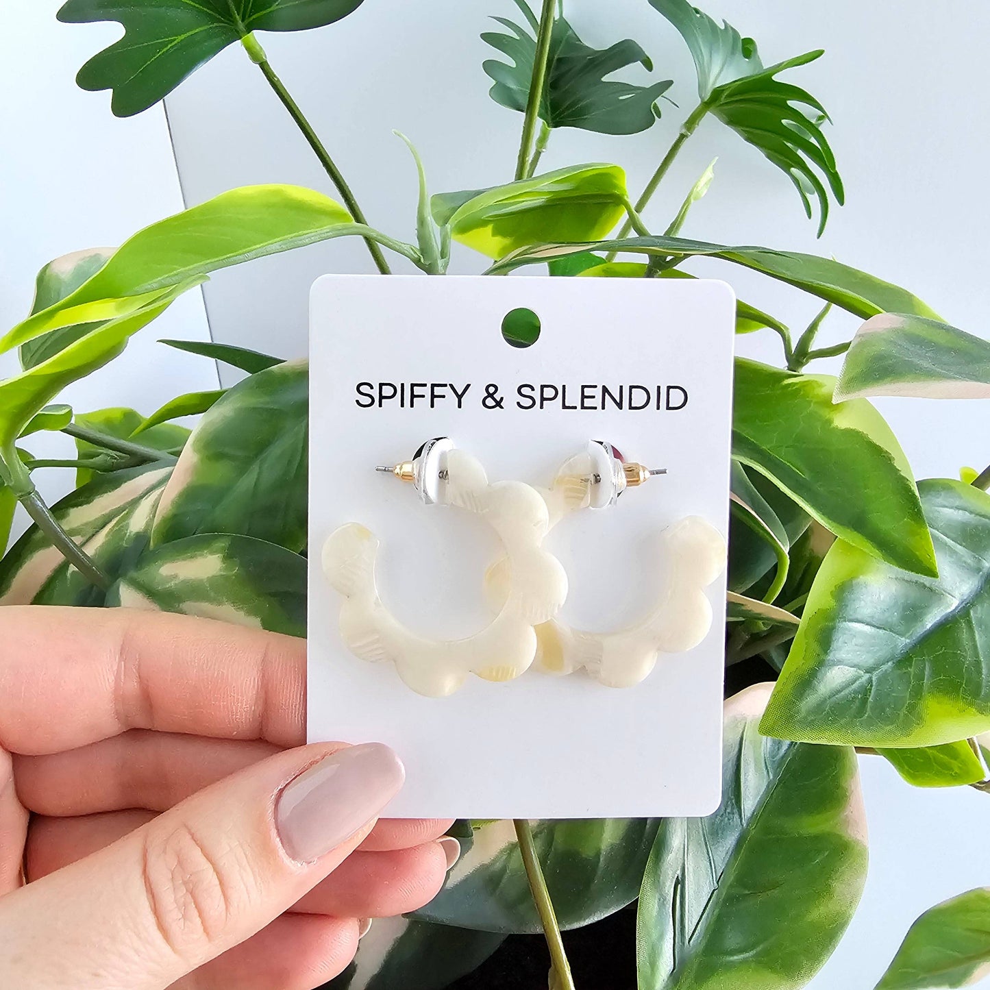 Flora Hoop Earrings