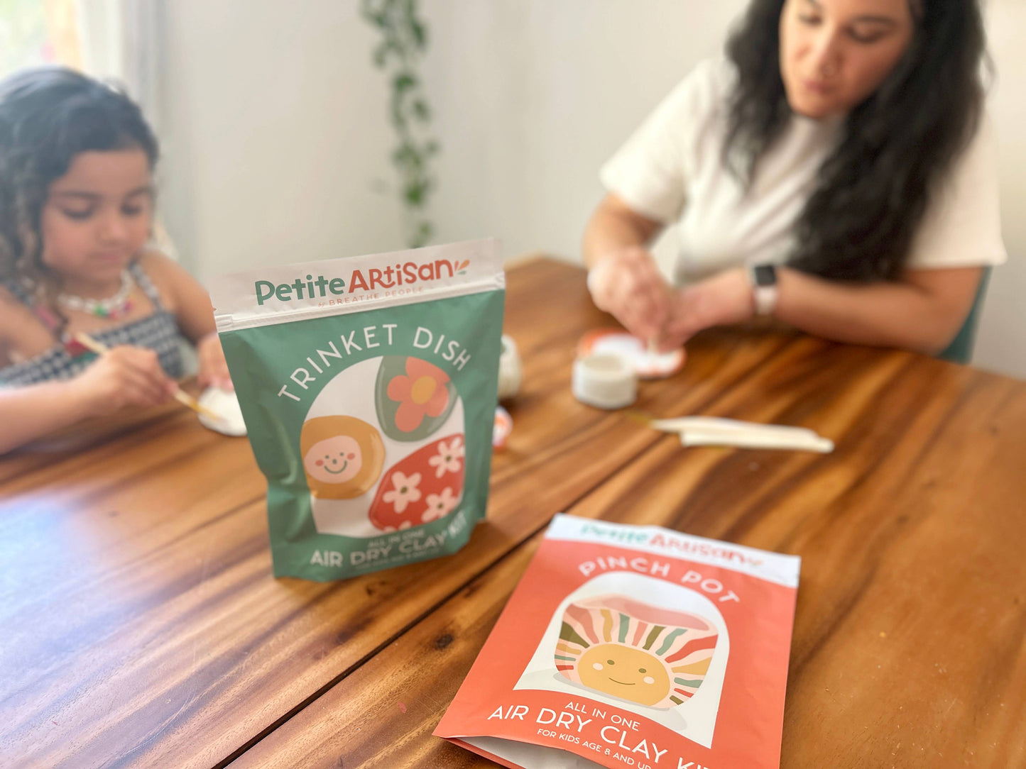 Kids DIY Clay Kit — Make and Paint Your Own Trinket Dishes