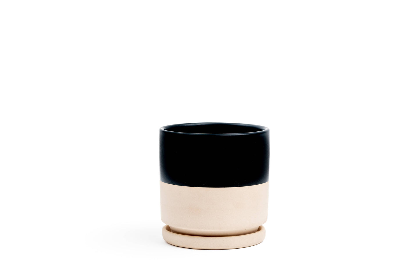 10.5" Gemstone Cylinder Pots with Water Saucers