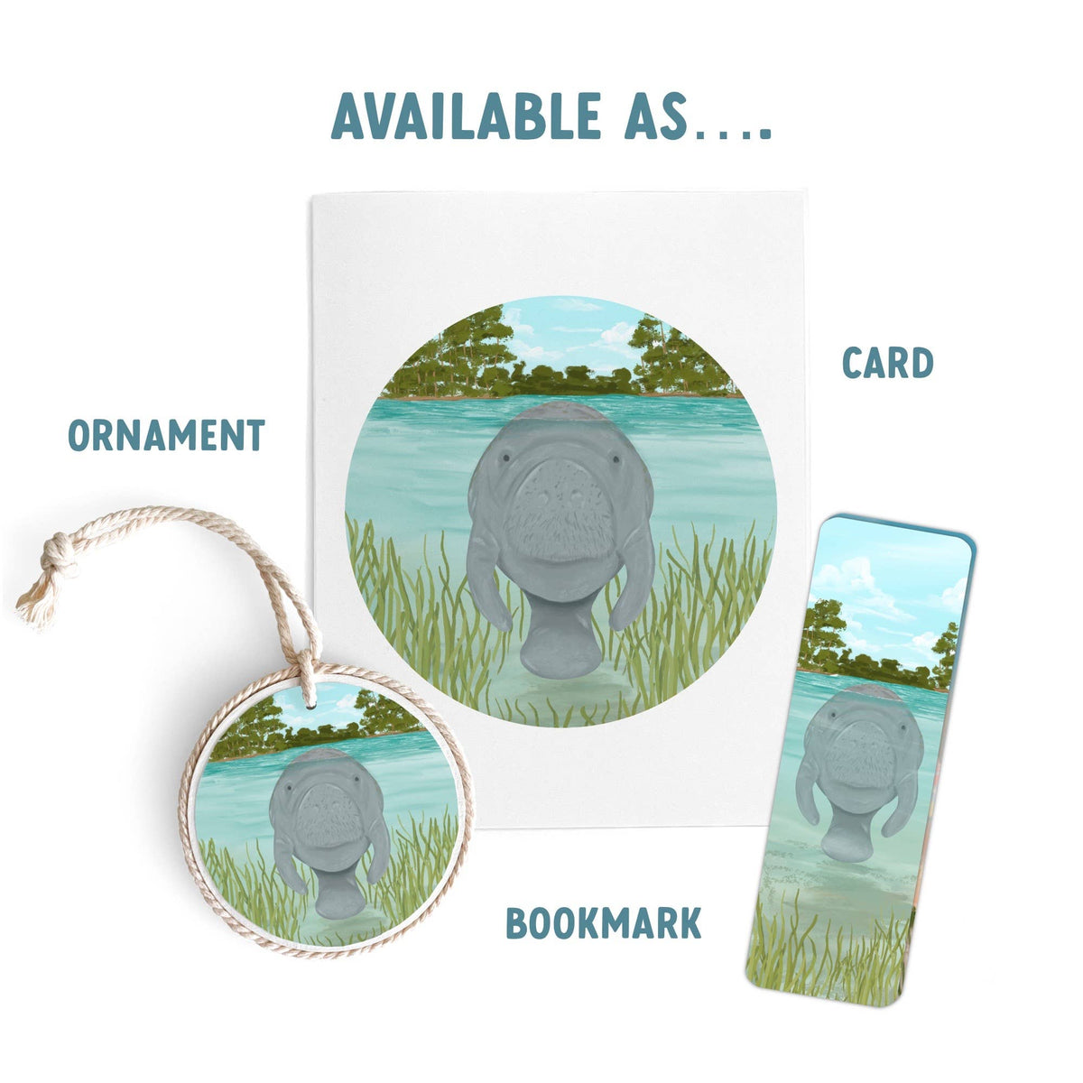 Manatee Sticker