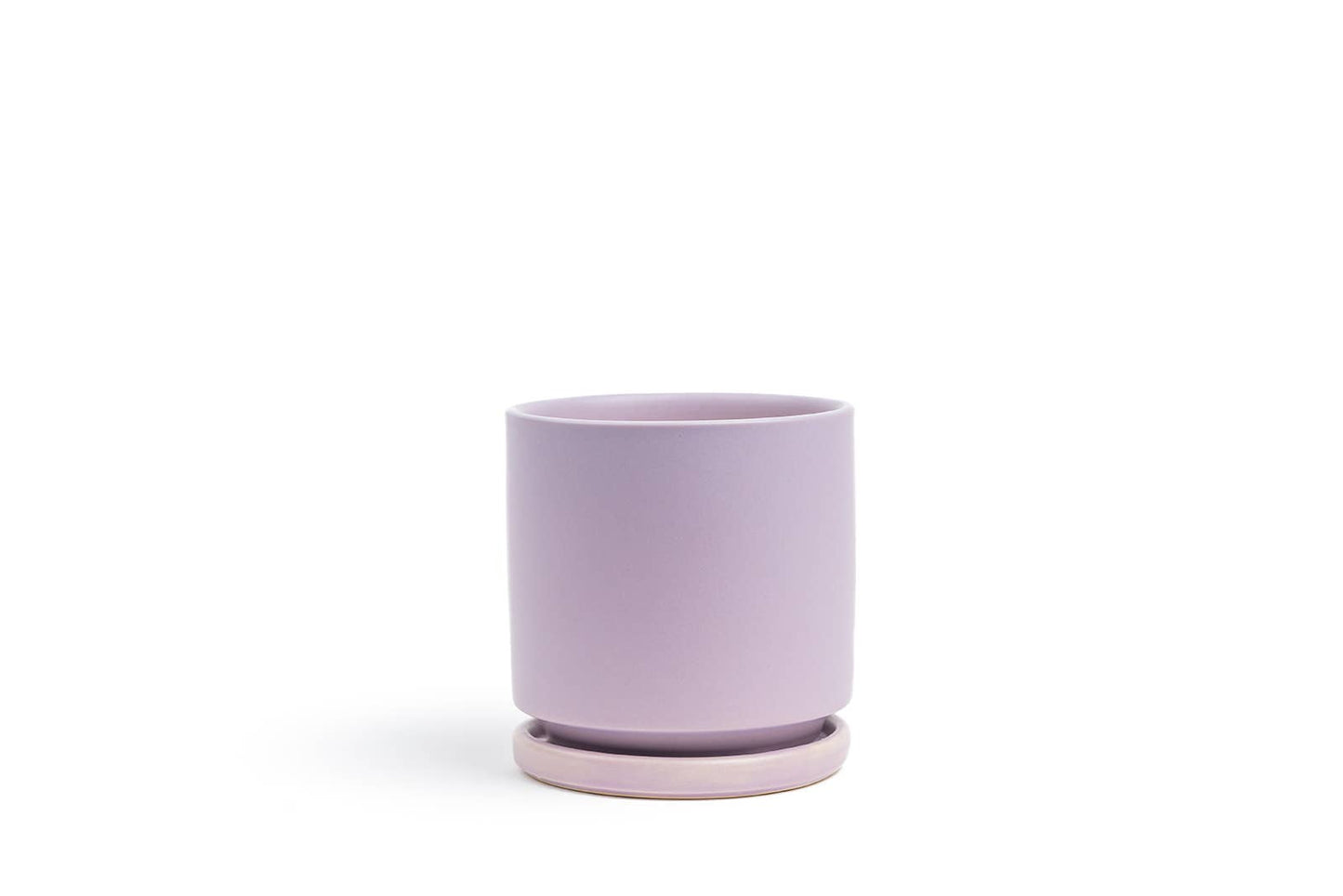 10.5" Gemstone Cylinder Pots with Water Saucers