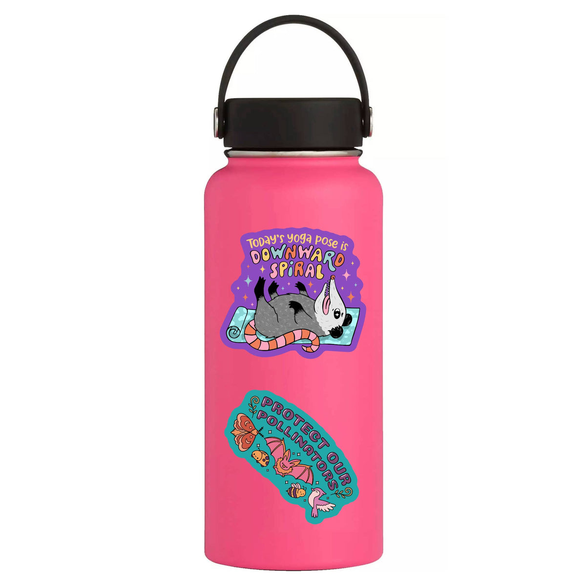 Pollinators Bats Bugs Flowers High Quality Vinyl Sticker