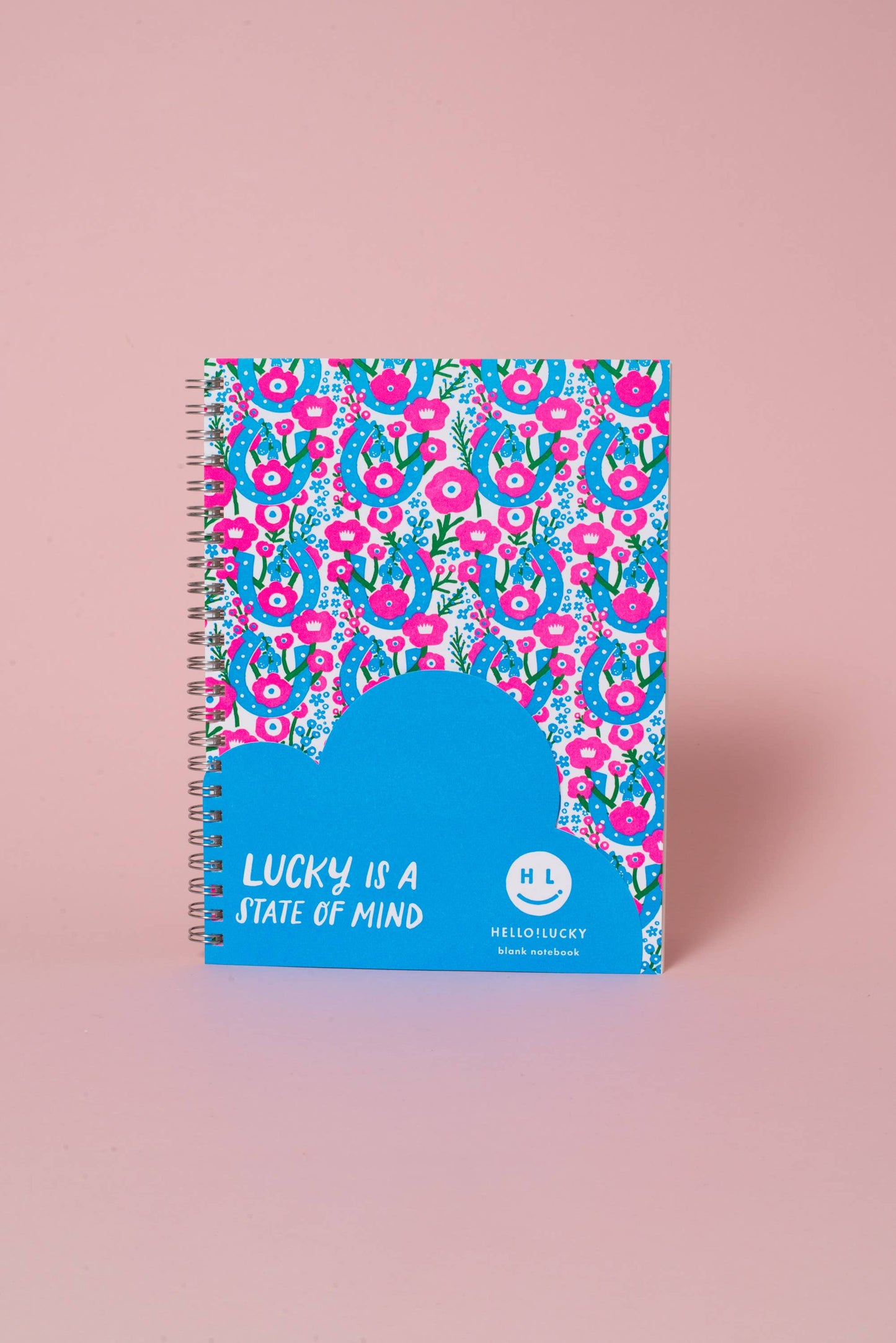 Lucky Horseshoes Blank Letterpress Notebook by Hello!Lucky